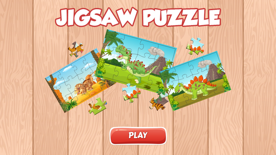 Cute Dinosaur Jigsaw Puzzles Games for Kids Free - 1.0 - (iOS)