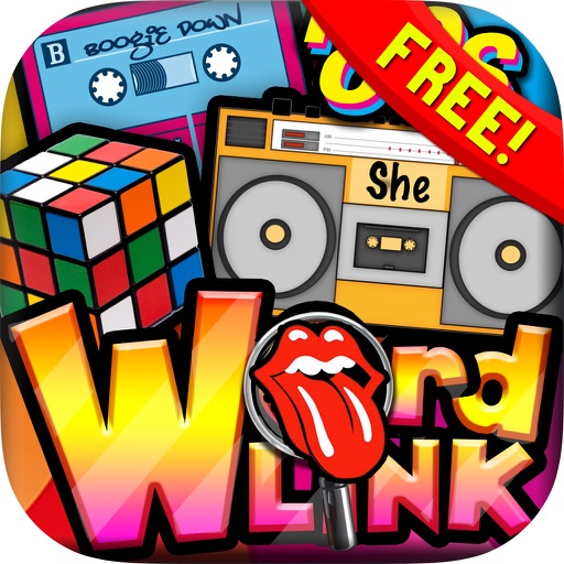 Words Link : 80’s Classic Search Puzzles Games Free with Friends icon