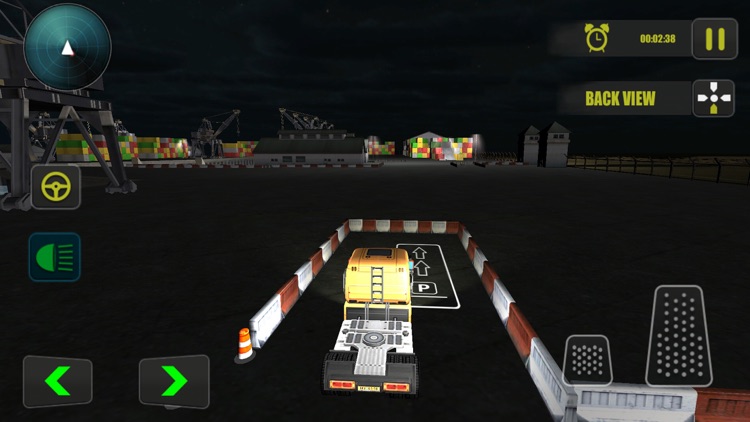 Night Truck Parking Driver 3D – Highway Garage