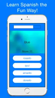 spanish games - learn how to speak flash cards app iphone screenshot 1
