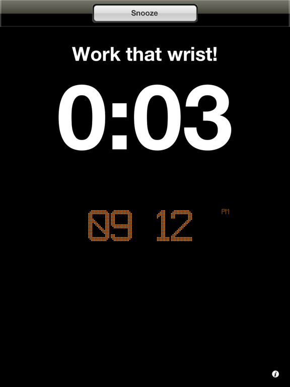 Shake Awake Lite iPad screenshot 3 - Productivity app
