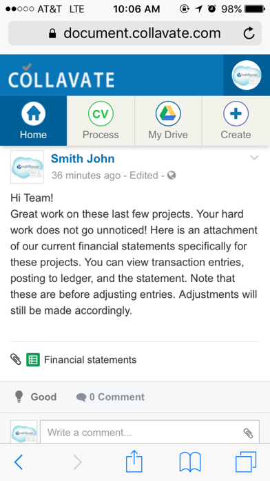 Screenshot #1 pour Collavate
