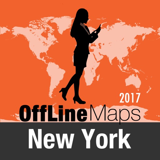 New York Offline Map and Travel Trip Guide icon