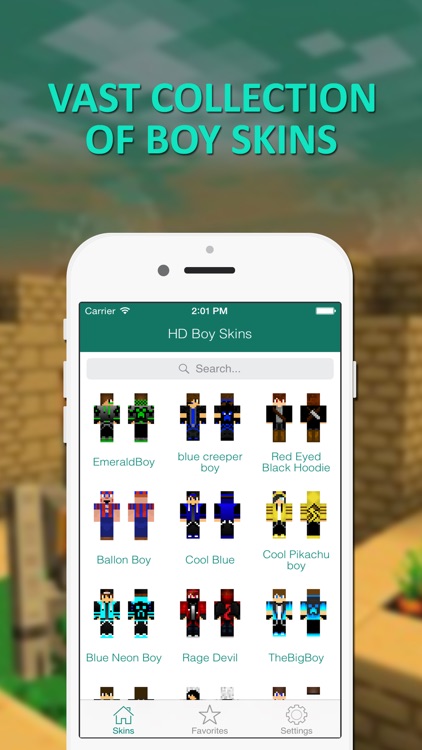 Best of HD Boy Skins - New Collection for Minecraft PE