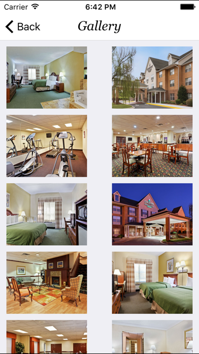Country Inn & Suites Charlotte app screenshot