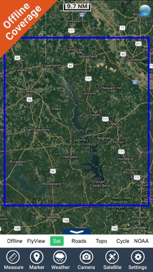 Toledo Bend Texas GPS chart Navigator(圖5)-速報App