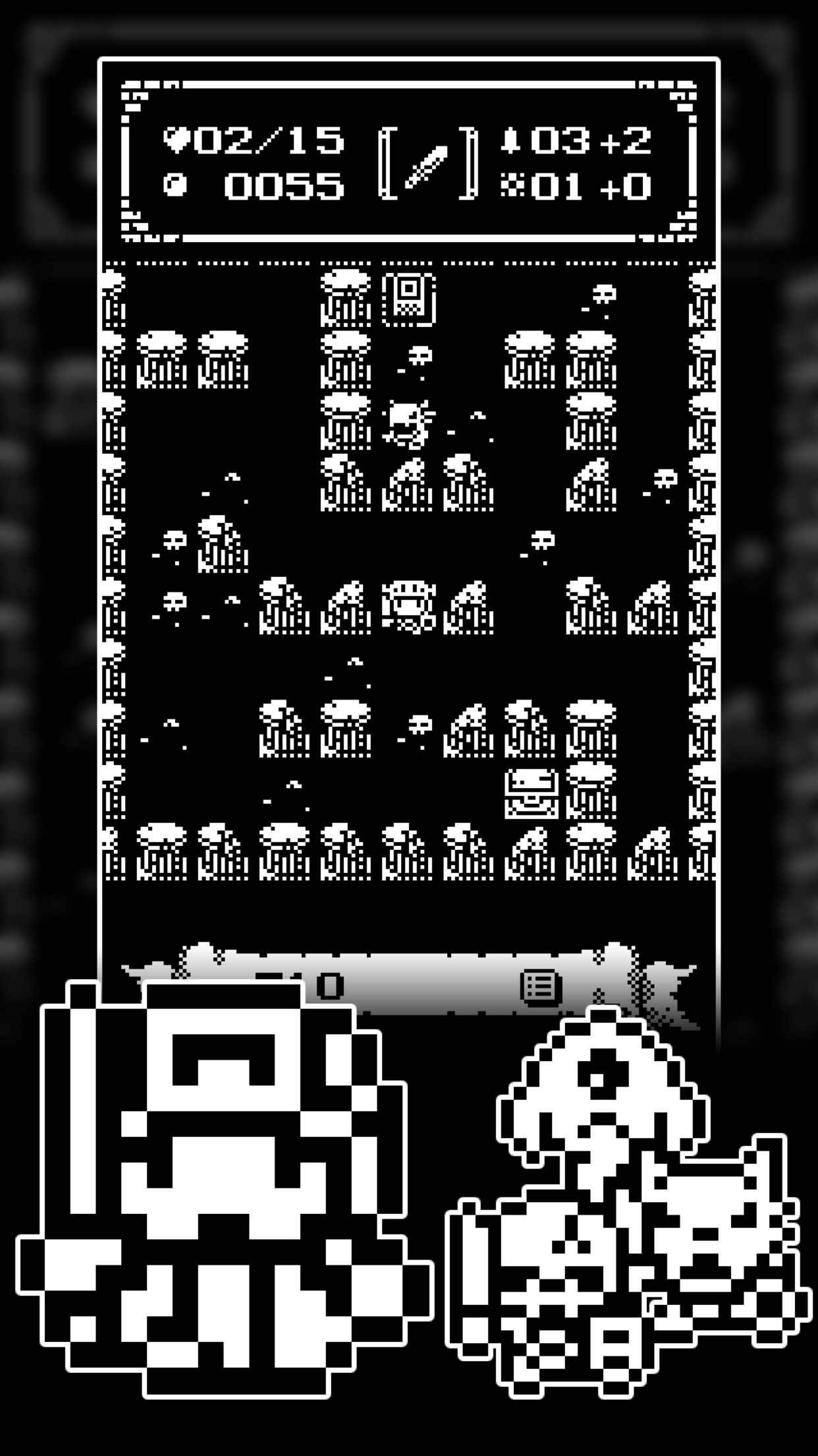 1-Bit Rogue: A dungeon crawler RPG!