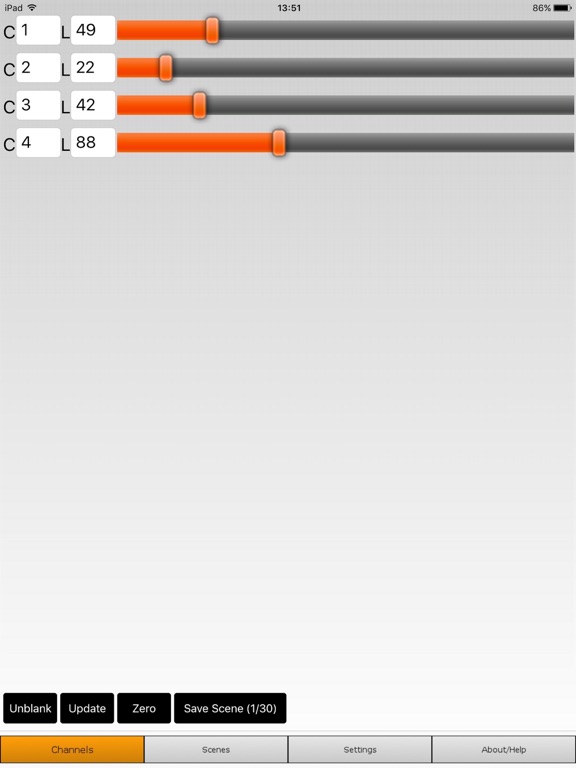 Screenshot #4 pour OSRAM DMX Wi-Fi Controller