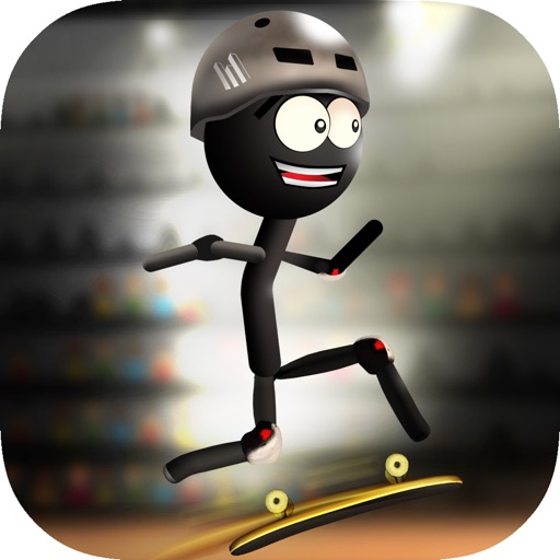 Stickman Big Air Skateboarding