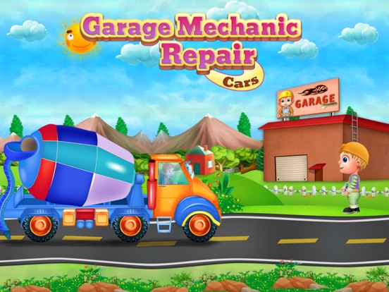 Garage Mechanic Repair Cars iPad screenshot