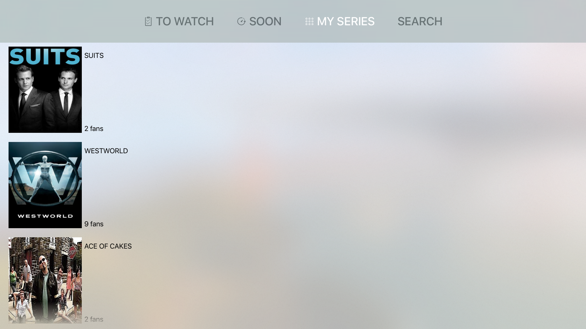 Best TV Shows Tracker
