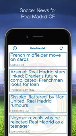 Game screenshot Soccer News For Real Madrid CF - Football Headlines For Madridista mod apk