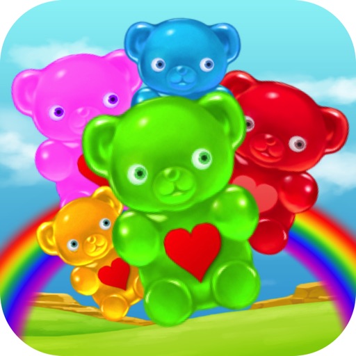 Gummy Bear Match - Free Candy Game iOS App