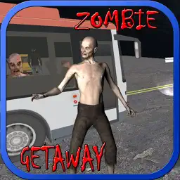 Bus driving getaway on Zombie highway apocalypse app icon
