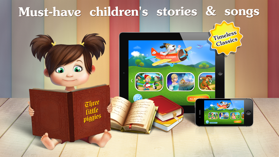 Early reading kids books - reading toddler games - 2.0.5 - (iOS)