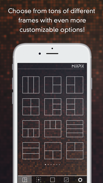 Screenshot #2 pour MixPix Collage - Pic & Video Frame Collage