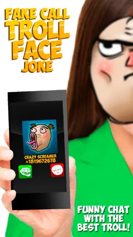 Game screenshot Fake Call Troll Face Joke apk