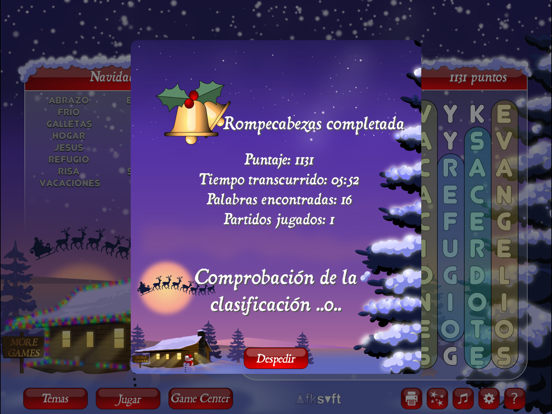 Screenshot #5 for WordSearch Christmas (Spanish)