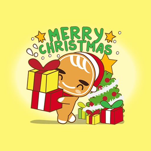 Christmas Gingerbread Man - Sticker Pack icon