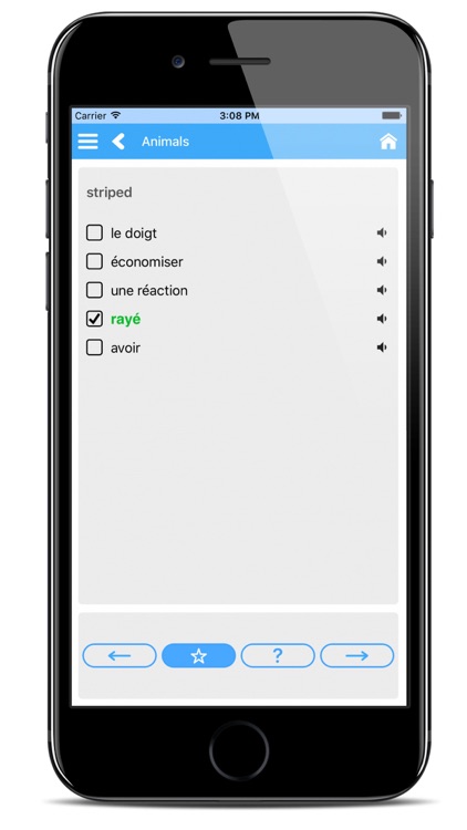 Vocabulary Trainer English - French