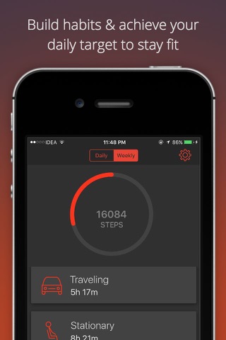 Fit Time- Lifelogging & Quantified Self for Fitness & Activities screenshot 3