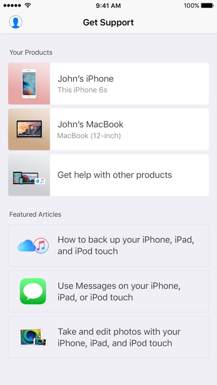 Apple Support screenshot-0