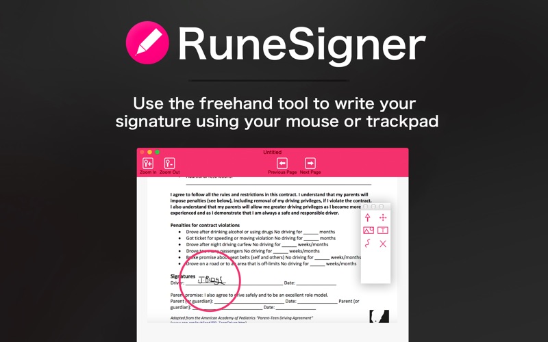 Screenshot #1 for RuneSigner 4 - PDF Signer