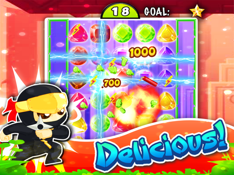 Jewel s Ninja Match-3 - diamond game and kids digger s mania hd free Games