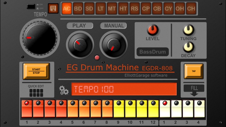 EGDR808 Drum Machine HD