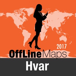 Hvar Déconnecté carte et guide de voyage
