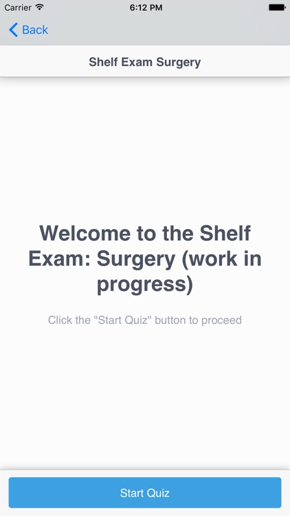 Shelf Exam: Surgery