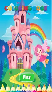 Princess Art Coloring Book - for Kids screenshot #1 for iPhone