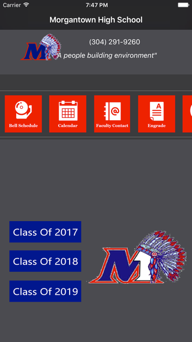 Morgantown High app screenshot