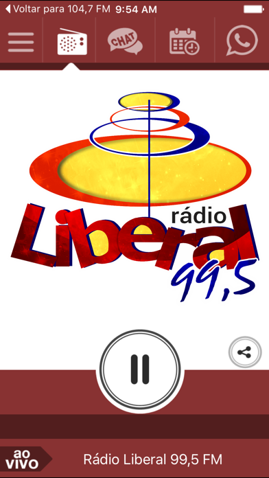 Screenshot #1 pour Rádio Liberal 99,5 FM