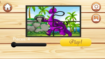 Dino jigsaw puzzles 2 to 7 year educational games Screenshot