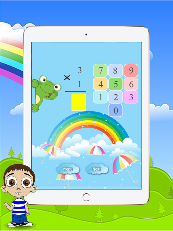 My Easy Math Decimals Multiplication Playground iPad screenshot