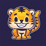 Rawai Tiger - baby tiger stickers for kids park App Cancel