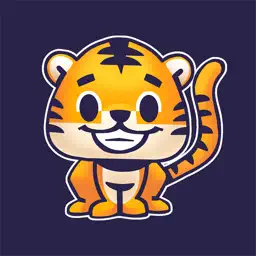 Rawai Tiger - baby tiger stickers for kids park app icon