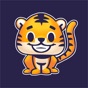 Rawai Tiger - baby tiger stickers for kids park app download