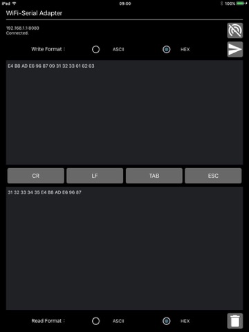TCP/IP to Serial Terminal - náhled