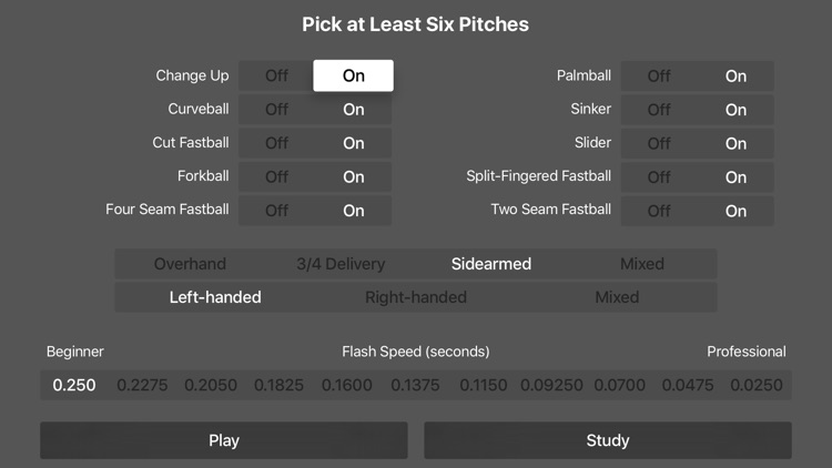 Pitch Grips - A Training App