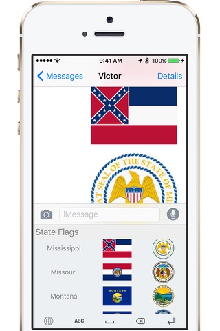 US State Flags Keyboard screenshot 2