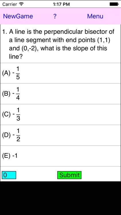 Graduate Equation Practice
