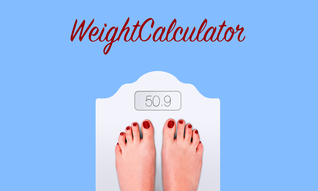 WeightCalculator - Check your fitness state