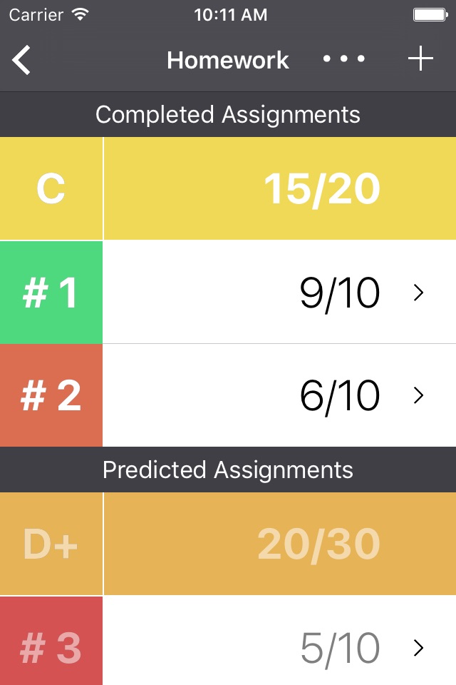 Gradient Grades – Grade Calculator screenshot 4
