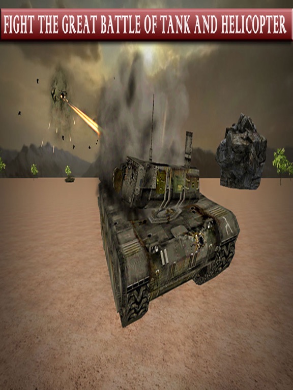 Screenshot #4 pour Hélicoptère VS Tank - Première ligne Cobra Apache cuirassé jeu de guerre Simulator