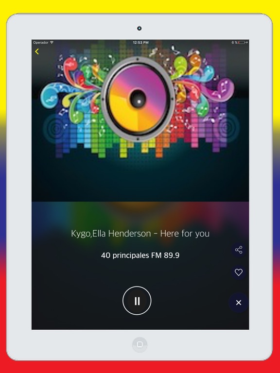 Radio Colombian FM - Live Radios Stations Online iPad screenshot 5 - Music app