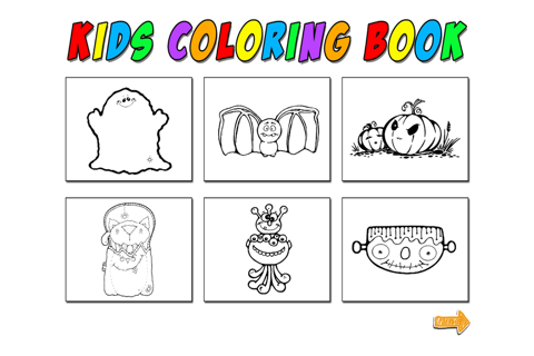 Kids Coloring Halloween screenshot 3