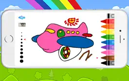 Game screenshot Painting Games for Kids - Aeroplane Coloring Pages apk