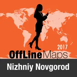 Nizhniy Novgorod Offline Map and Travel Trip Guide app icon